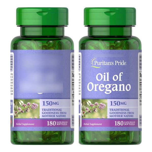 Aceite De Extracto De Oregano Organico Puro 360 Cap Completas Vitaminas