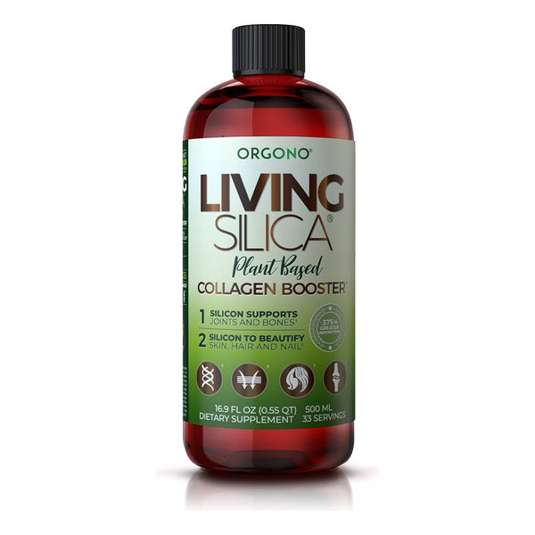 Potenciador Natural De Colágeno Living Silica Vegano Para Articulaciones Y Piel