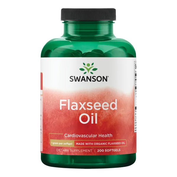 Aceite De Linaza 1000 Mg 200 Cápsulas Omega 3 Para La Piel Y Corazón