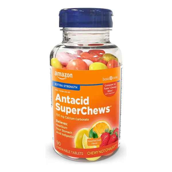 Anticipo Extra Fuerte Masticables 90 Unidades Surtido De Frutas Alivio Rápido