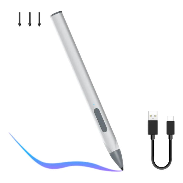 Lápiz Óptico Recargable Para Microsoft Surface Pro Go Con Sensibilidad A Presión