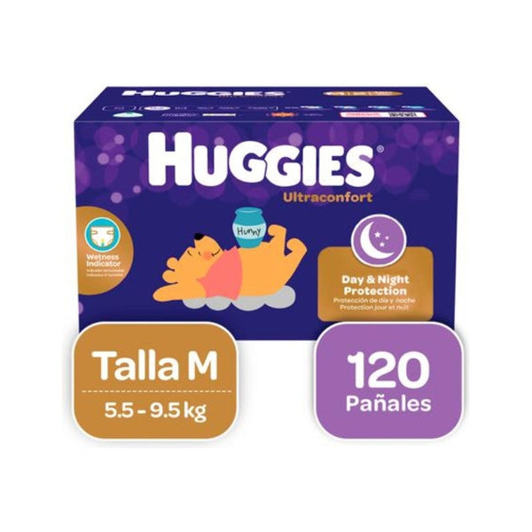 Huggies Etapa 2 Pañales 120 Unidades Comodidad Y Protección