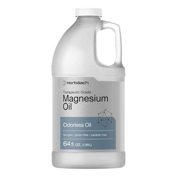 Aceite De Magnesio Terapeutico Horbaach 1.89 Litros Natural Sin Parabenos