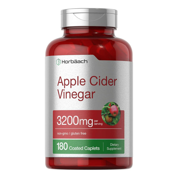 Vinagre De Sidra De Manzana 3200mg Premium 180 Cap Suplemento Vegano Horbaach