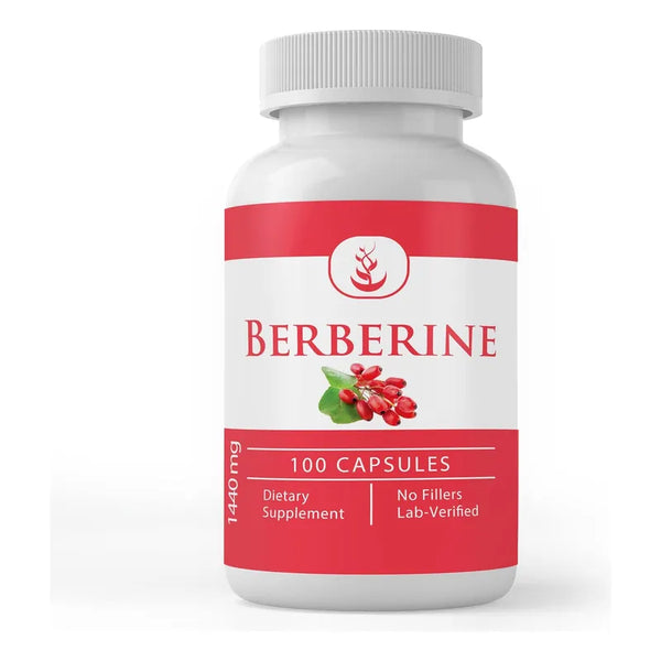 Berberina Pura Ingredientes Originales Apoyo Salud Natural 100 Capsulas