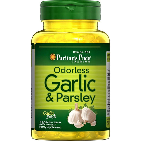 Ajo Y Perejil Inodoros 500 Mg 250 Capsulas Naturales Puritans Pride