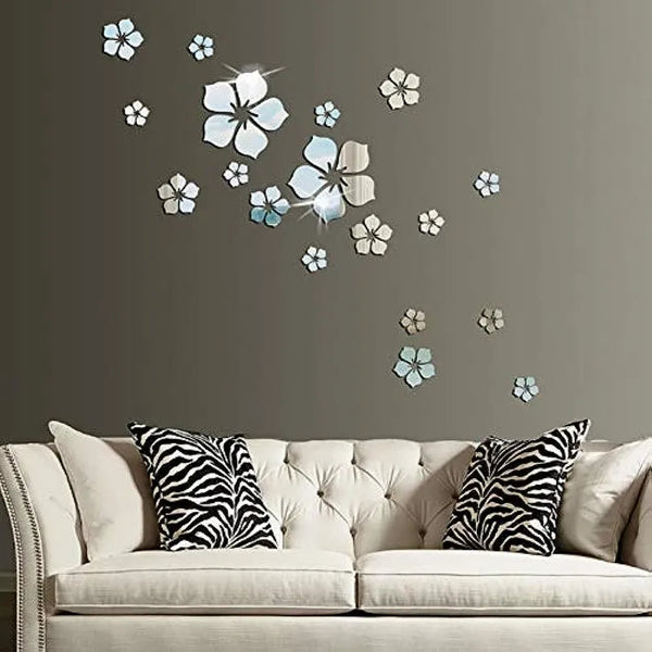 Pegatinas Decorativas Pared 3D En Acrilico 18 Piezas Ideal Para Hogares Modernos