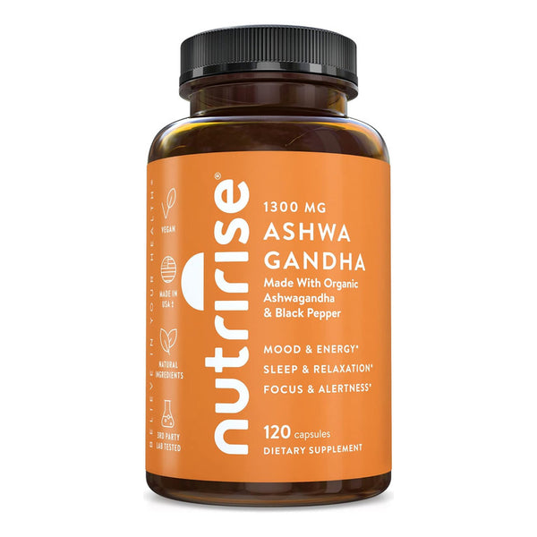 Ashwagandha 1300mg Extracto Puro Antiestres 120 Capsulas