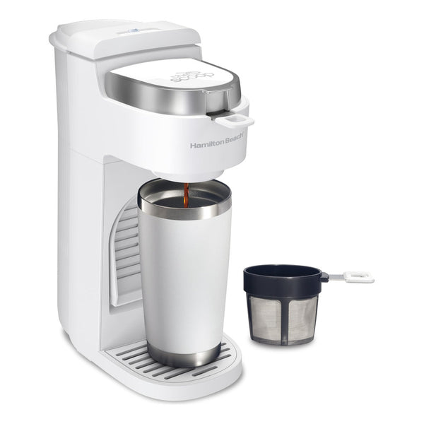 Cafetera Hamilton Beach The Scoop Blanca Rapida Sostenible