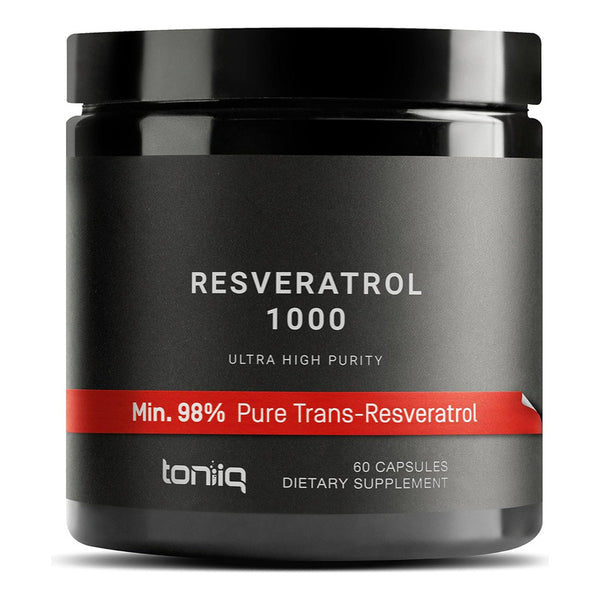 Resveratrol 1000mg Toniiq Potente Suplemento Anti-edad
