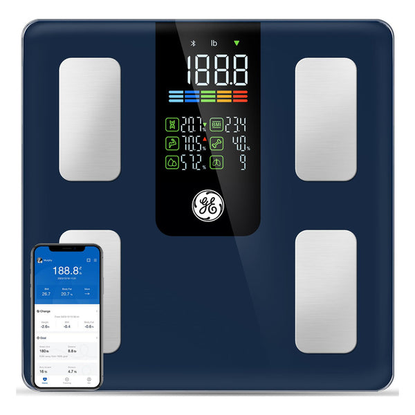 Bascula Digital Smart Scale Ge Fit Plus Ln Para Varios Indices De Salud