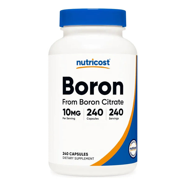 Capsulas De Boro 10 Mg 240 Unidades Para Salud Osea