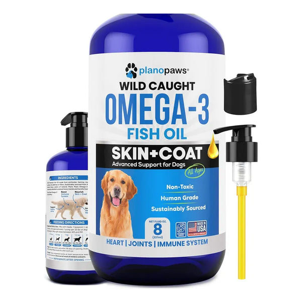 Aceite Omega 3 Para Perros Plano Paws Mejora Piel Y Articulaciones