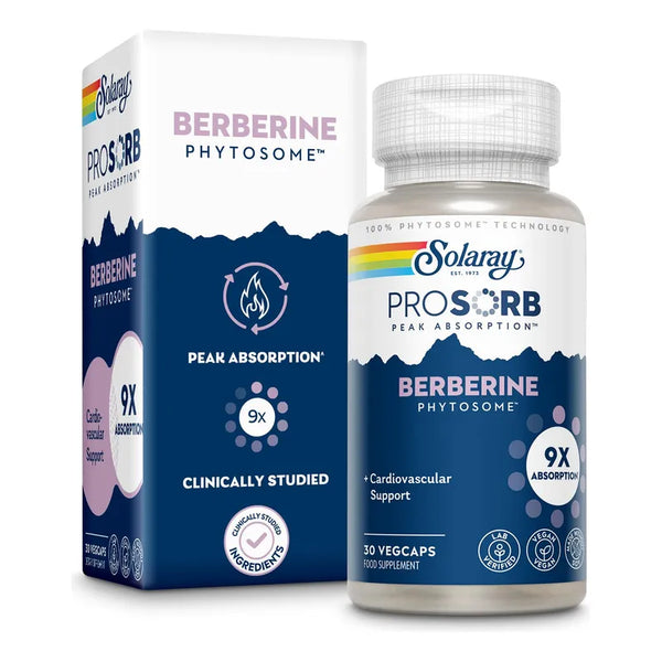 Berberina Fitosoma 9 Veces Más Absorción Veganas 30 Cápsulas