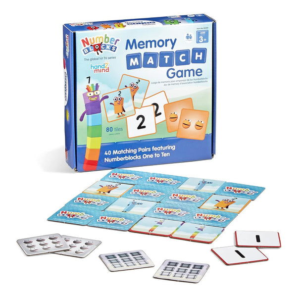 Juego De Memoria Para Niños 3 A 5 Años Numberblocks Educativo