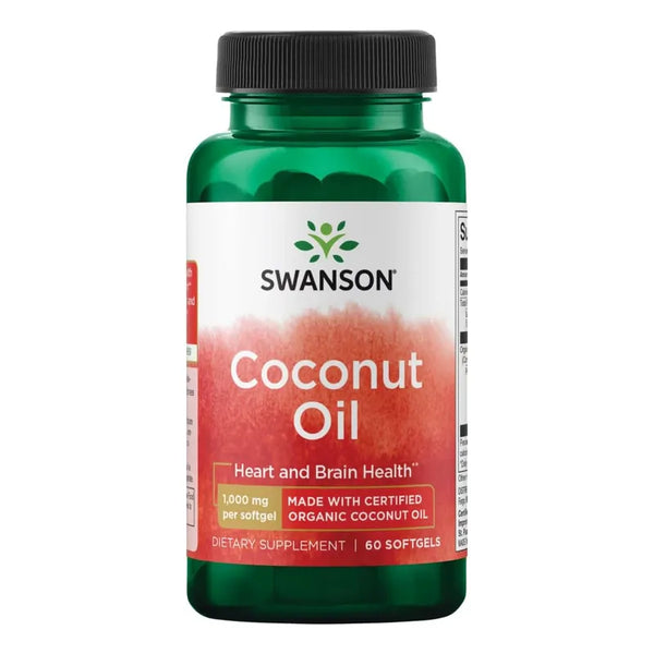 Aceite De Coco Orgánico Certificado 1000 Mg Cápsulas Salud Cardiovascular