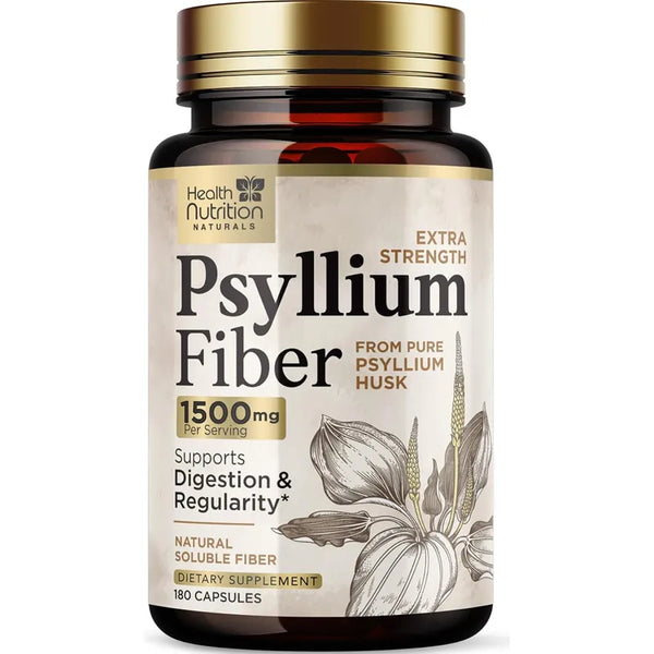 Capsulas De Fibra De Psyllium 1500 Mg Salud Digestiva Natural
