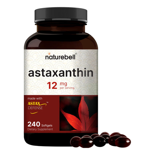 Astaxantina Naturebell 12 Mg Para Piel Y Ojos Antioxidante Natural
