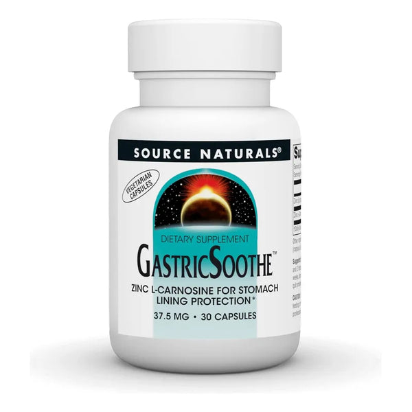 Capsulas De Zinc L-carnosina Gastricsoothe Fuente Naturals Salud Digestiva