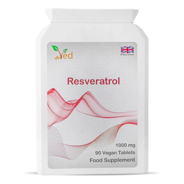 Resveratrol 1000 Mg 90 Tabletas Antioxidantes Potentes Antienvejecimiento
