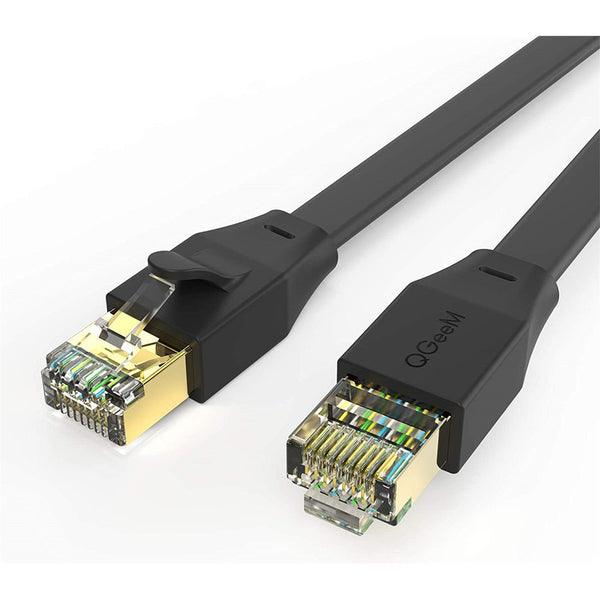 Cable Ethernet Cat8 Qgeem Conector Rj45 40gbps Plano Alta Velocidad