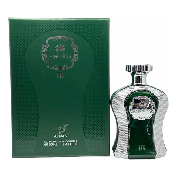 Afnan Highness Iii Fragancia Aromática Especiada Para Hombres Exclusiva y Duradera