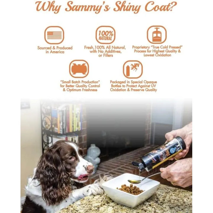 Aceite De Linaza Puro Para Mascotas Ácidos Grasos Omega 3 Lí - Imagen 2