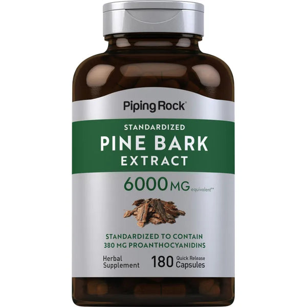 Capsulas Extracto Corteza De Pino 6000 Mg 180 Unidades Suplemento Natural