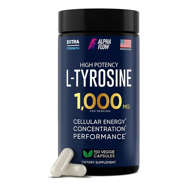 Capsulas De Tirosina 1000 Mg Aumento De Energia Y Concentracion