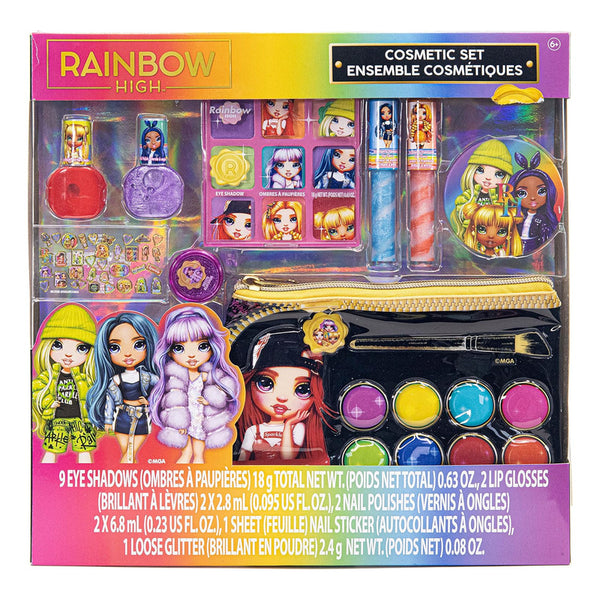 Rainbow High Juego De Maquillaje Para Niñas Seguro Creativo Y Divertido