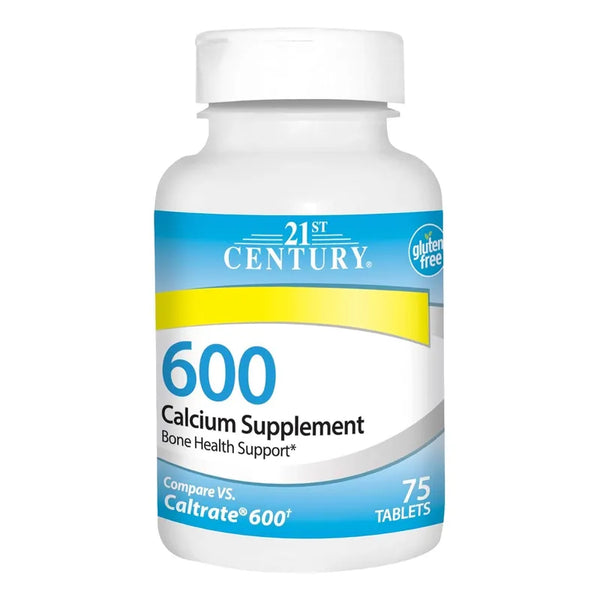 Calcio 600 Mg 75 Tabletas Salud Ósea Producto Importado