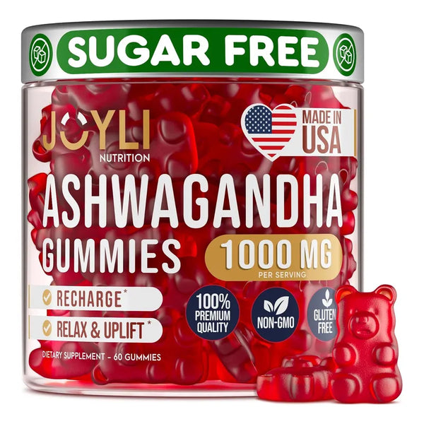 Gomitas Calmantes Ashwagandha Vitamina C Zinc Suplemento Herbario