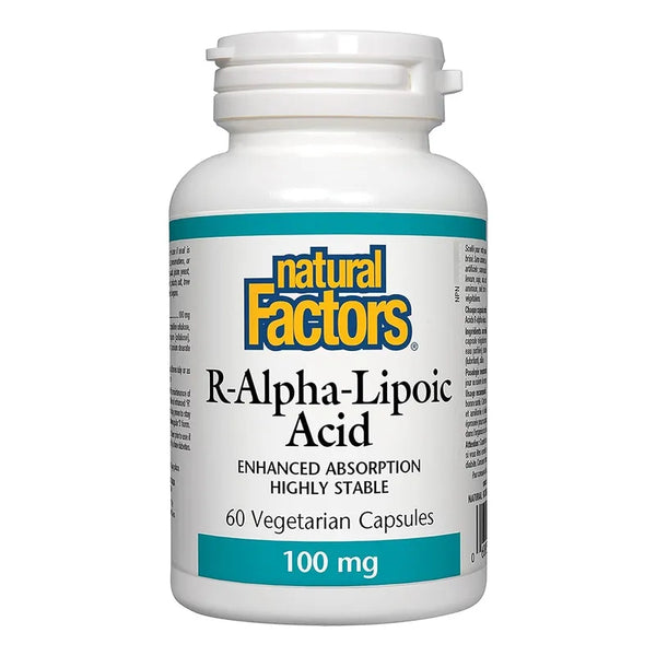 Capsulas Acido Alfa Lipoico 100 Mg 60 Piezas Poder Antioxidante