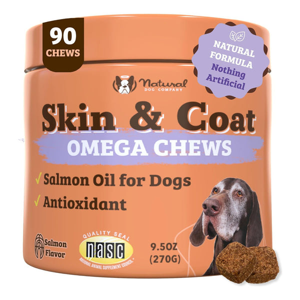 Masticables Para Piel Y Pelaje Natural Dog Salmón Biotina 140g