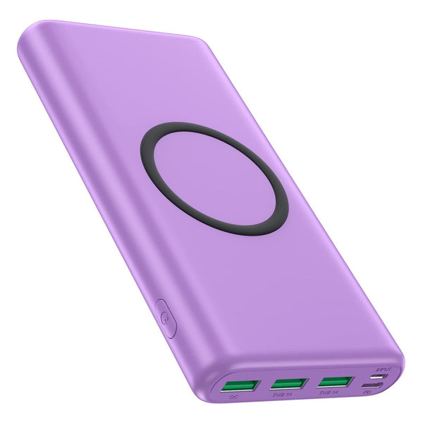 Cargador Portátil Inalámbrico Power Bank 33800mAh Carga Rápida Y Versátil