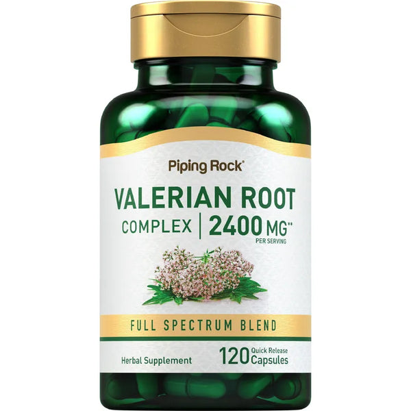 Capsulas De Extracto De Raiz Valeriana 2400 Mg Liberacion Rapida Suplemento Natural
