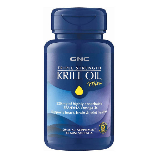 Aceite De Krill Triple Fuerza 60 Cápsulas Para Salud De Corazón Y Cerebro