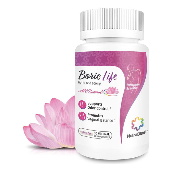 Supositorios Vaginales Acido Borico Nutrablast 30 Uds Salud y Bienestar Intimo