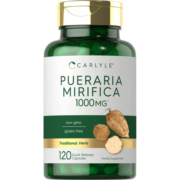 Cápsulas Pueraria Mirifica 1000 Mg 120 Unidades Extracto Raíz Natural