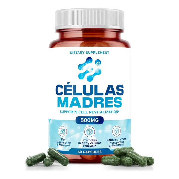 Capsulas Antienvejecimiento De Celulas Madre Natural 500Mg Aura Vitamins