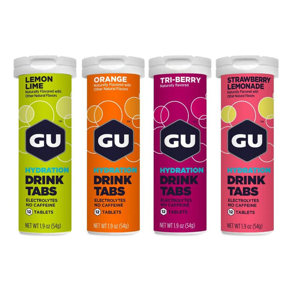 Tabletas Electrolíticas Gu Energy Hidratación Sabor Vegano Sin Cafeína