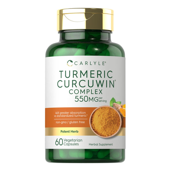 Capsulas De Curcuma 550 Mg 60 Unidades Complejo Curcuwin Vegetarianas
