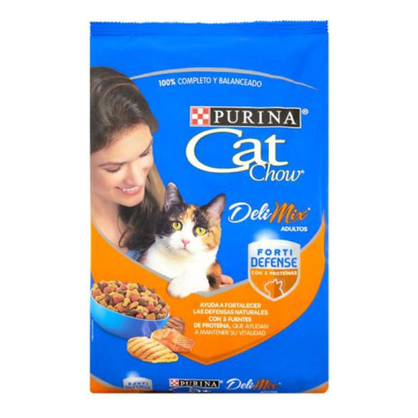 Alimento Plus Delimix Gato Purina Cat Chow Seco Y Saludable