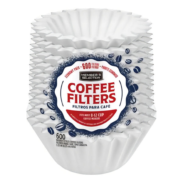 Filtro De Café 8-12 Taza 600 Unidades Members Selection Mejor Sabor