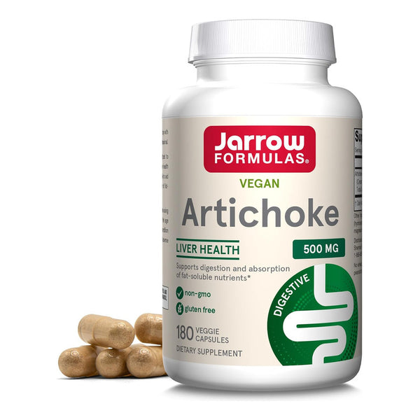 Alcachofa 500 Mg Jarrow Apoya Salud Hepatica Y Digestiva 180 Cap