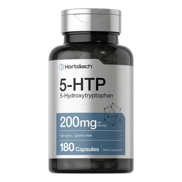 Capsulas De 5htp Horbaach 200mg Suplemento Natural Sin Gluten