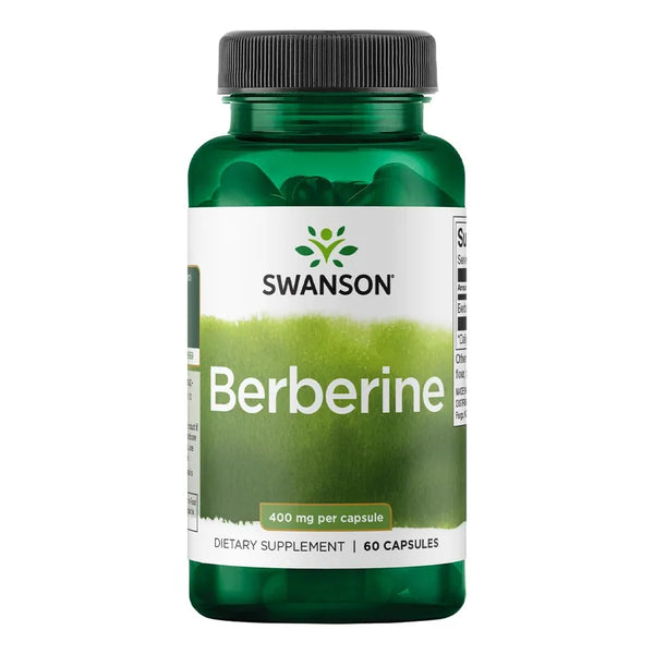 Suplemento De Berberina Hcl 400 Mg 60 Cápsulas Bienestar General