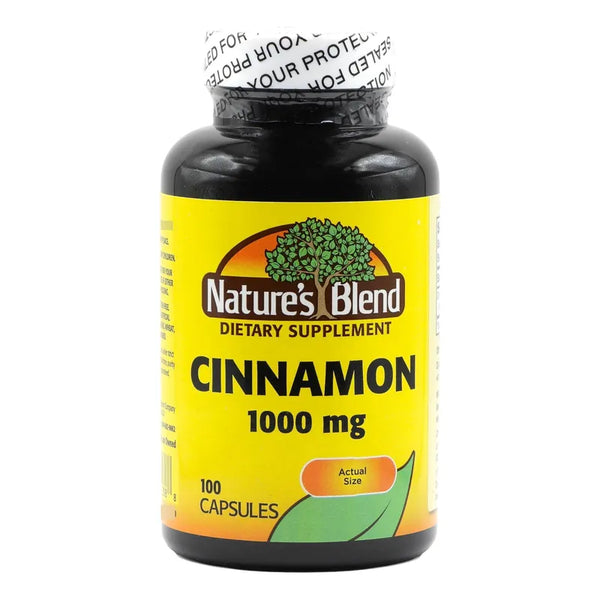 Capsulas De Canela 1000 Mg Natures Blend Salud Y Bienestar