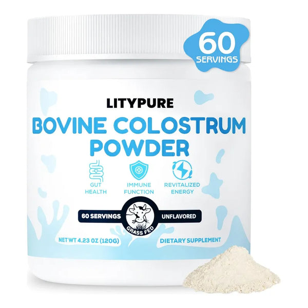 Calostro Puro Bovino Para Salud Intestinal Y Crecimiento