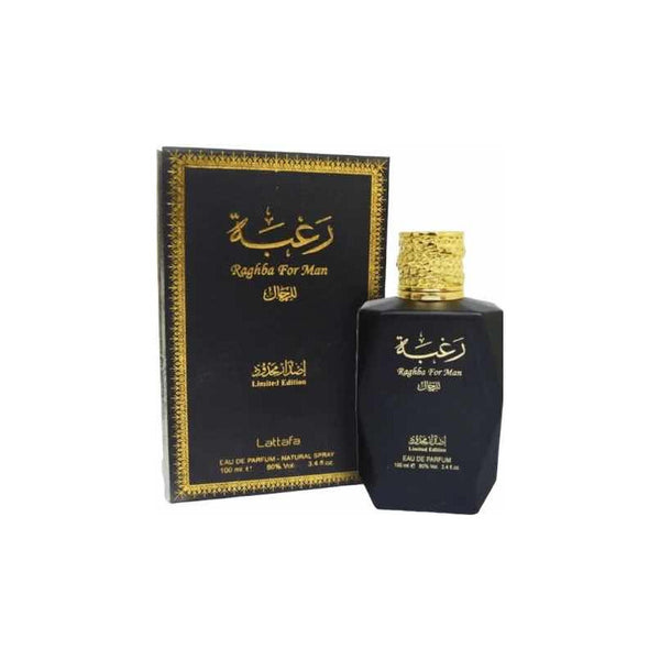 Lattafa Perfumes Lattafa Raghba For Men Fragancia Ámbar Fougère 100 Original
